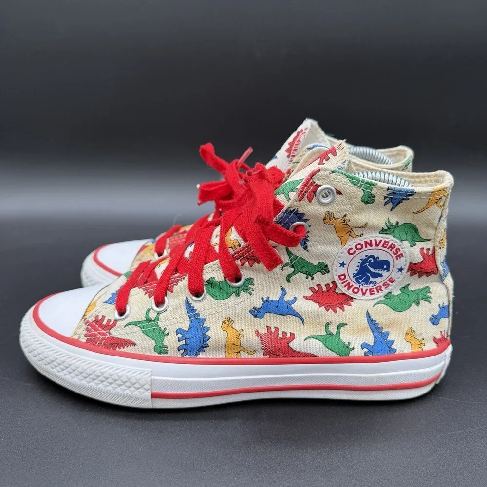 Converse Chuck Taylor All Star Shoes Youth Size 4‎ Dinoverse Dino Print High Top